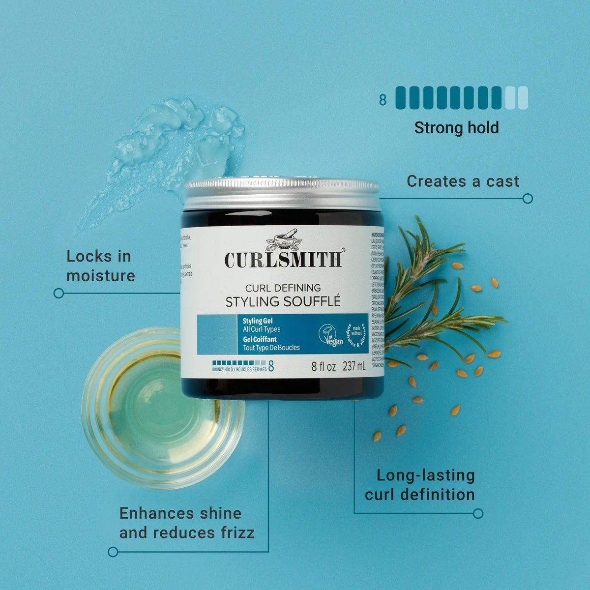 Curlsmith Curl Defining Styling Soufflé, 237ml - Image 2