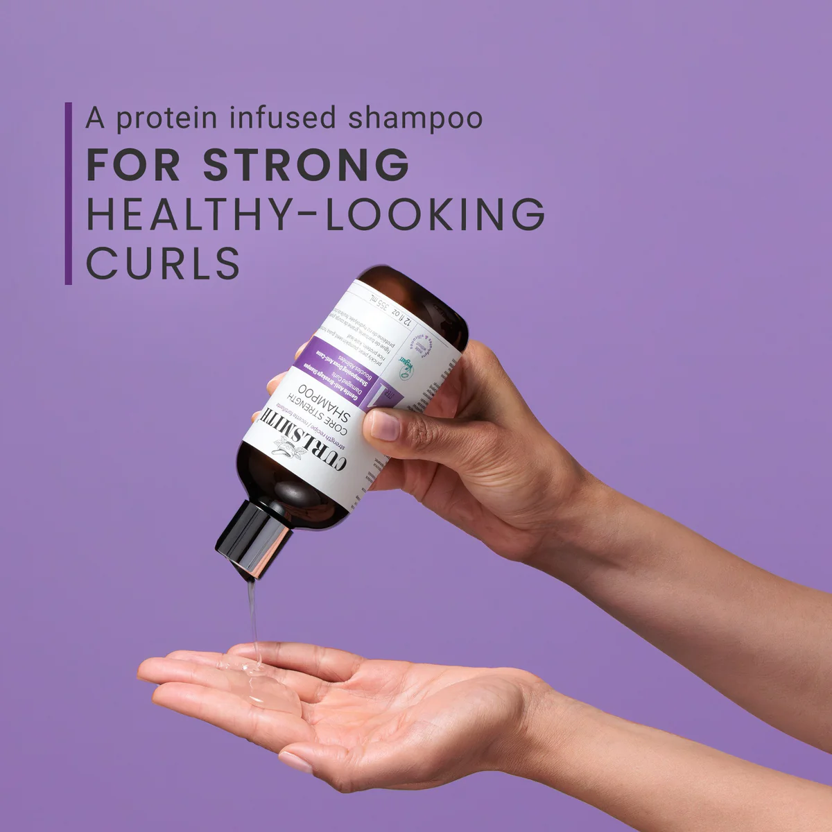 Curlsmith Core Strength Shampoo, 355ml - Image 4