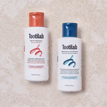 Tootilab Mini Wash Day Bundle: Gentle Shampoo & Detangling Conditioner, 75ml